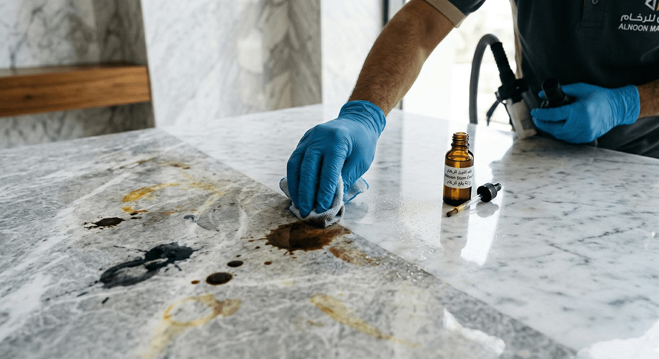 alnoon marbles stain removing services